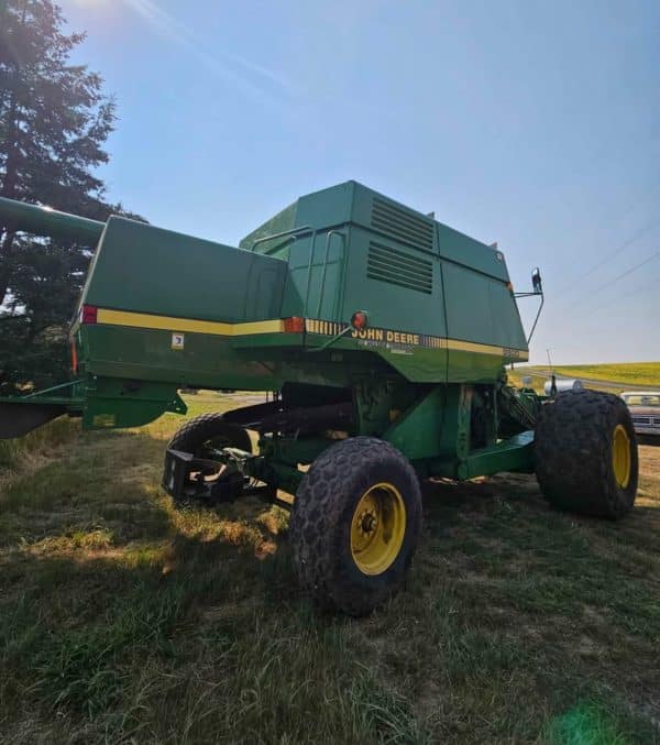 JD 9600, Racho leveler, 30’ header & cart - Image 2