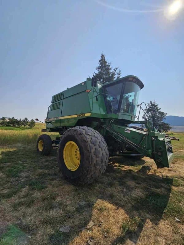 JD 9600, Racho leveler, 30’ header & cart - Image 4