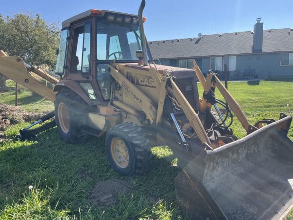 Case 580 Super K backhoe