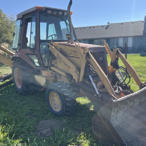 Case 580 Super K backhoe